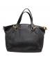 COACH (コーチ) KELSEY SATCHEL STYLE （ケルシー・サッチェル・スタイル） ブラック：8000円