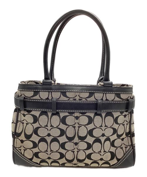 COACH（コーチ）COACH (コーチ) ミディアム キャリーオール ブラックの古着・服飾アイテム