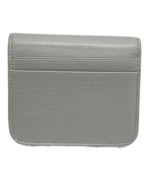 BALENCIAGA（バレンシアガ）BALENCIAGA (バレンシアガ) CASH COIN & CARD HOLDER WITH FLAP （コインキャッシュ&カードホルダーウィズフラップ） グレーの古着・服飾アイテム