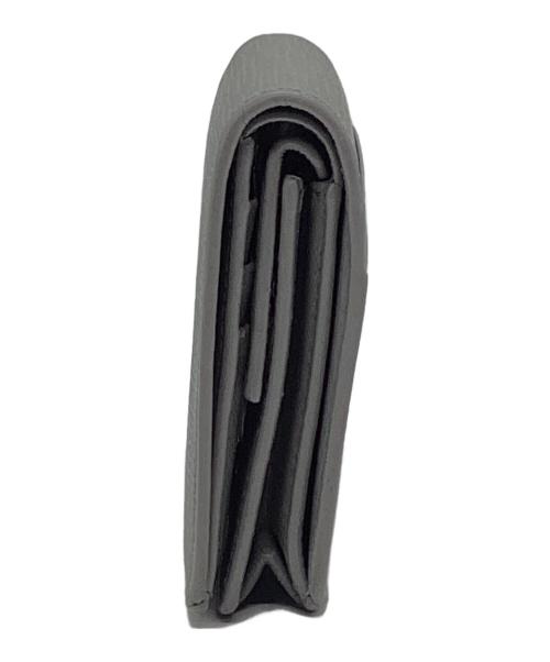 BALENCIAGA（バレンシアガ）BALENCIAGA (バレンシアガ) CASH COIN & CARD HOLDER WITH FLAP （コインキャッシュ&カードホルダーウィズフラップ） グレーの古着・服飾アイテム