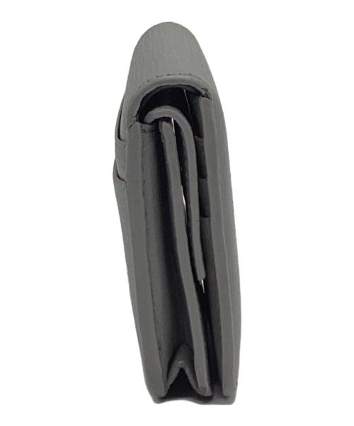 BALENCIAGA（バレンシアガ）BALENCIAGA (バレンシアガ) CASH COIN & CARD HOLDER WITH FLAP （コインキャッシュ&カードホルダーウィズフラップ） グレーの古着・服飾アイテム