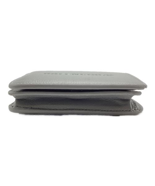 BALENCIAGA（バレンシアガ）BALENCIAGA (バレンシアガ) CASH COIN & CARD HOLDER WITH FLAP （コインキャッシュ&カードホルダーウィズフラップ） グレーの古着・服飾アイテム