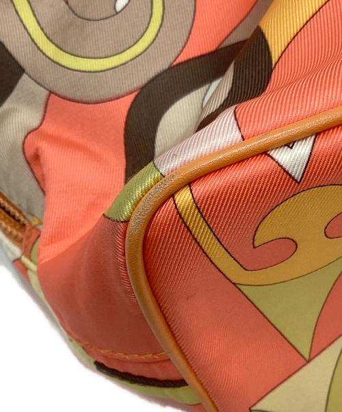 Emilio Pucci（エミリオ プッチ）Emilio Pucci (エミリオ プッチ) ハンドバッグ オレンジの古着・服飾アイテム