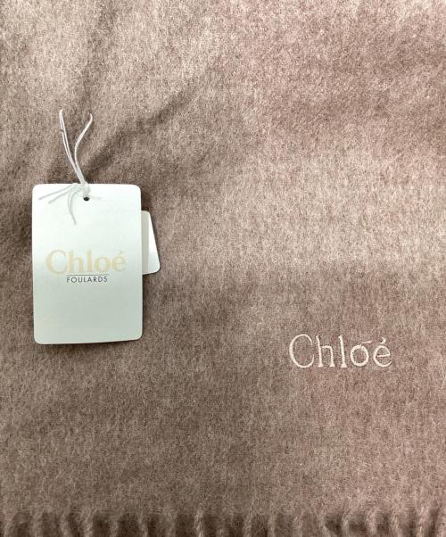 Chloe（クロエ）Chloe (クロエ) カシミヤマフラー ベージュの古着・服飾アイテム