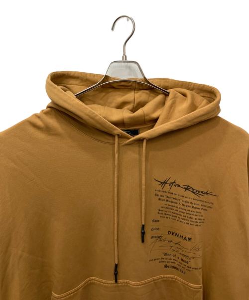 Denham（デンハム）Denham (デンハム) プリントパーカー ブラウン サイズ:Lの古着・服飾アイテム