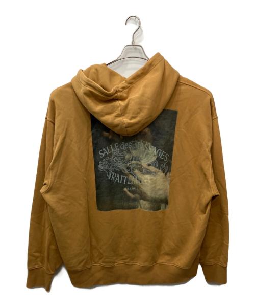 Denham（デンハム）Denham (デンハム) プリントパーカー ブラウン サイズ:Lの古着・服飾アイテム