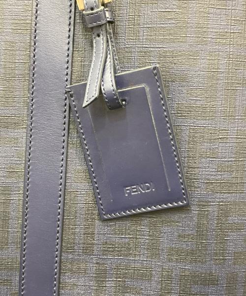FENDI（フェンディ）FENDI (フェンディ) ズッカ柄トートバッグ ネイビーの古着・服飾アイテム