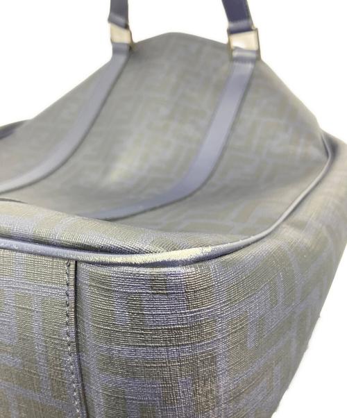 FENDI（フェンディ）FENDI (フェンディ) ズッカ柄トートバッグ ネイビーの古着・服飾アイテム