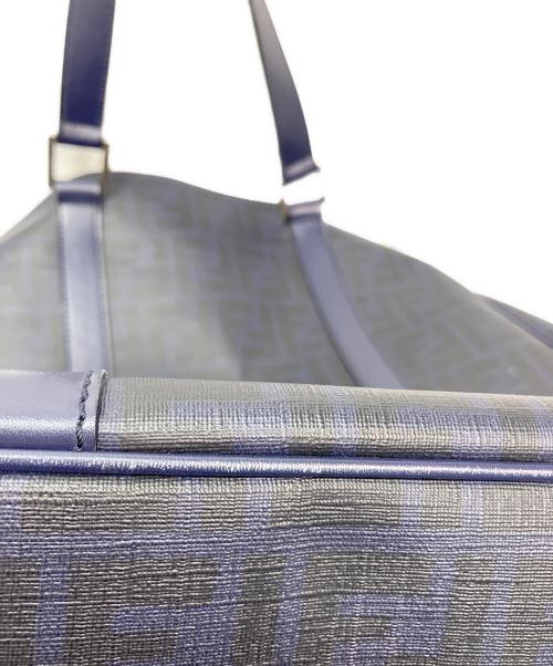 FENDI（フェンディ）FENDI (フェンディ) ズッカ柄トートバッグ ネイビーの古着・服飾アイテム