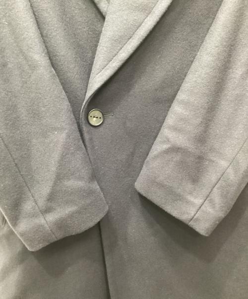 HEVO（イーヴォ）Hevo (イーヴォ) チェスターコート ネイビー サイズ:48の古着・服飾アイテム