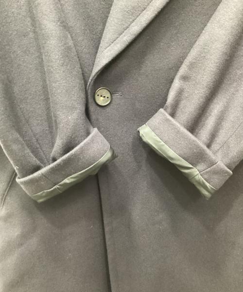 HEVO（イーヴォ）Hevo (イーヴォ) チェスターコート ネイビー サイズ:48の古着・服飾アイテム