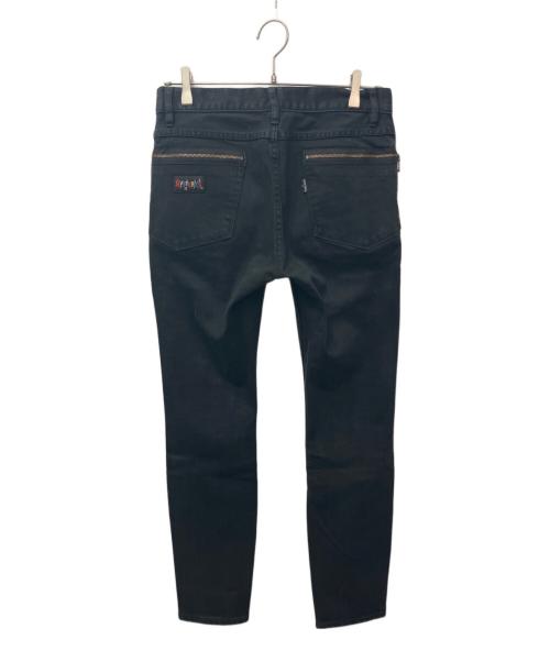 Hysteric Glamour（ヒステリックグラマー）Hysteric Glamour (ヒステリックグラマー) ジップポケットデニムパンツ ブラック サイズ:28の古着・服飾アイテム