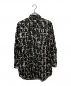BLACK COMME des GARCONSブラックコムデギャルソン）の古着「総柄シャツ」｜ブラック