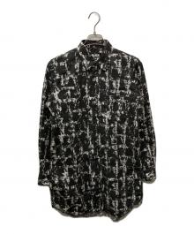 BLACK COMME des GARCONS（ブラックコムデギャルソン）の古着「総柄シャツ」｜ブラック