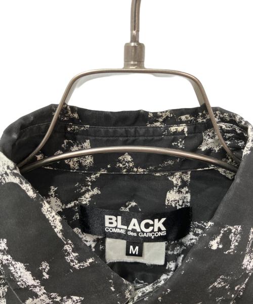BLACK COMME des GARCONS（ブラックコムデギャルソン）BLACK COMME des GARCONS (ブラックコムデギャルソン) 総柄シャツ ブラック サイズ:Mの古着・服飾アイテム