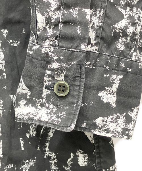 BLACK COMME des GARCONS（ブラックコムデギャルソン）BLACK COMME des GARCONS (ブラックコムデギャルソン) 総柄シャツ ブラック サイズ:Mの古着・服飾アイテム