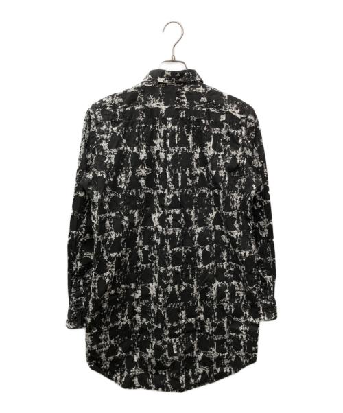 BLACK COMME des GARCONS（ブラックコムデギャルソン）BLACK COMME des GARCONS (ブラックコムデギャルソン) 総柄シャツ ブラック サイズ:Mの古着・服飾アイテム
