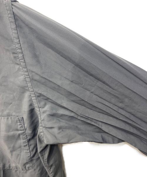 BLACK COMME des GARCONS（ブラックコムデギャルソン）BLACK COMME des GARCONS (ブラックコムデギャルソン) ガーメントダイ長袖シャツ グレー サイズ:Lの古着・服飾アイテム