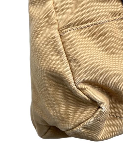 Rugby Ralph Lauren（ラグビーラルフローレン）Rugby Ralph Lauren (ラグビーラルフローレン) レザーハンドルキャンバストートバッグ カーキの古着・服飾アイテム