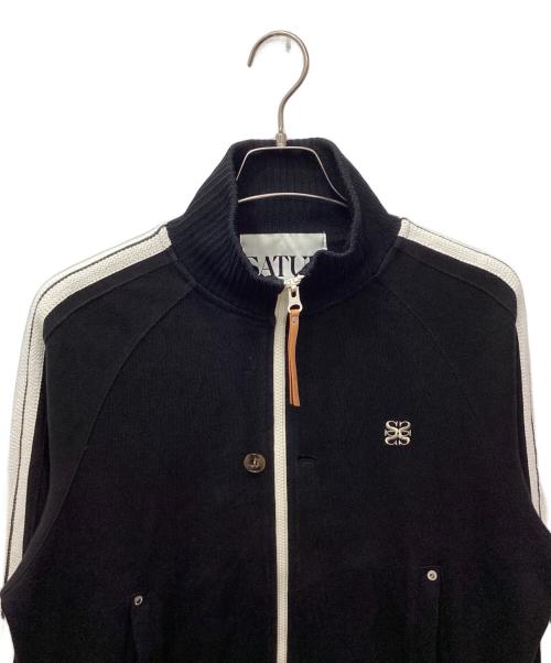 SATUR（セター）SATUR (セター) ロートントラックジップアップ ブラック サイズ:XLの古着・服飾アイテム