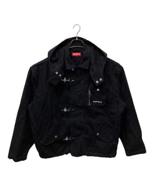 SUPREME（シュプリーム）SUPREME (シュプリーム) Canvas Clip Jacket（キャンバスクリップジャケット） ブラック サイズ:XLの古着・服飾アイテム