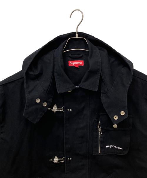 SUPREME（シュプリーム）SUPREME (シュプリーム) Canvas Clip Jacket（キャンバスクリップジャケット） ブラック サイズ:XLの古着・服飾アイテム