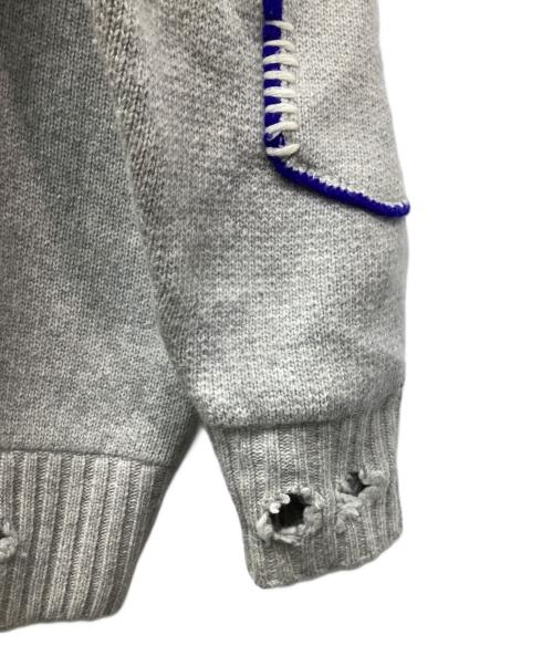 ZARA（ザラ）ZARA (ザラ) ADER error (アーダーエラー) OVERSIZE SWEATER GREY（オーバーサイズセーターグレー） グレー サイズ:S-Mの古着・服飾アイテム
