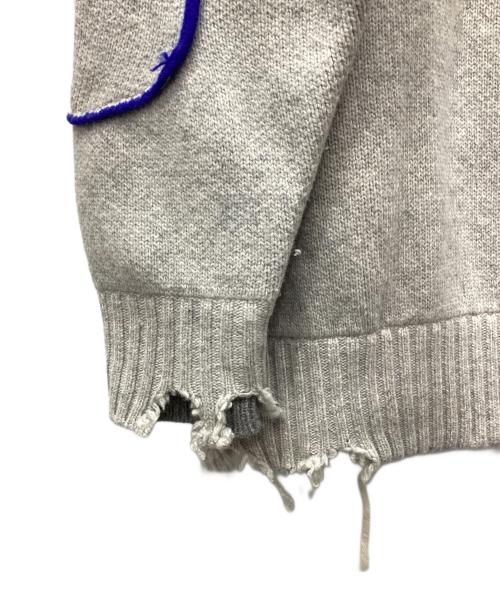 ZARA（ザラ）ZARA (ザラ) ADER error (アーダーエラー) OVERSIZE SWEATER GREY（オーバーサイズセーターグレー） グレー サイズ:S-Mの古着・服飾アイテム