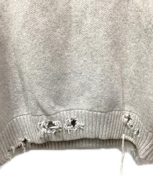 ZARA（ザラ）ZARA (ザラ) ADER error (アーダーエラー) OVERSIZE SWEATER GREY（オーバーサイズセーターグレー） グレー サイズ:S-Mの古着・服飾アイテム