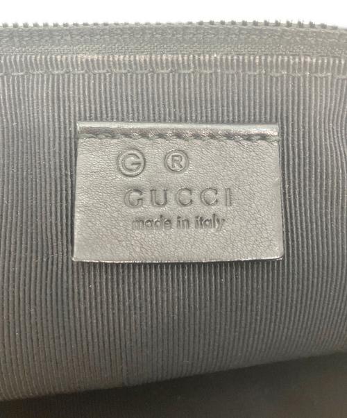 GUCCI（グッチ）GUCCI (グッチ) エキゾチックレザーミニハンドバッグ ブラックの古着・服飾アイテム