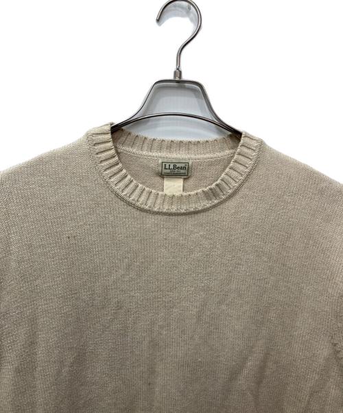 L.L.Bean（エルエルビーン）L.L.Bean (エルエルビーン) ミックスコットンニット ベージュ サイズ:XLの古着・服飾アイテム
