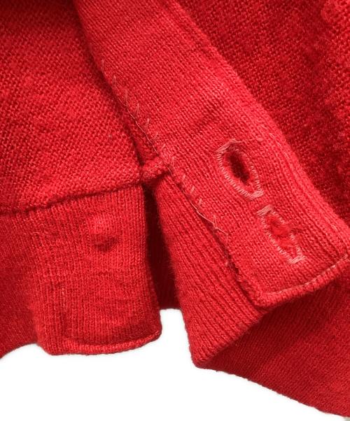 IZOD LACOSTE（アイゾッド ラコステ）IZOD LACOSTE (アイゾッド ラコステ) 70-80's カーディガン レッド サイズ:採寸参照の古着・服飾アイテム