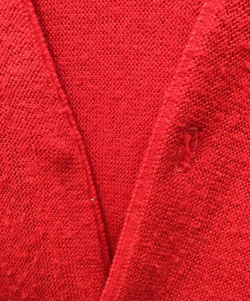 IZOD LACOSTE（アイゾッド ラコステ）IZOD LACOSTE (アイゾッド ラコステ) 70-80's カーディガン レッド サイズ:採寸参照の古着・服飾アイテム