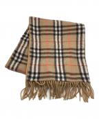 BURBERRYバーバリー）の古着「ノヴァチェックマフラー」｜ブラウン
