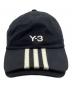 Y-3（ワイスリー）の古着「キャップ」｜ブラック