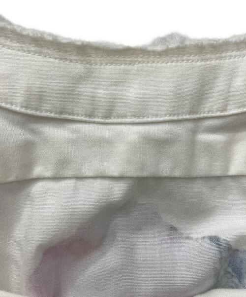 COMME des GARCONS HOMME PLUS（コムデギャルソンオムプリュス）COMME des GARCONS HOMME PLUS (コムデギャルソンオムプリュス) バックボタンプリントシャツ ホワイト サイズ:Sの古着・服飾アイテム