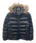 BURBERRY BLACK LABEL（バーバリーブラックレーベル）の古着「袖ワッペンダウンジャケット」｜ブラック