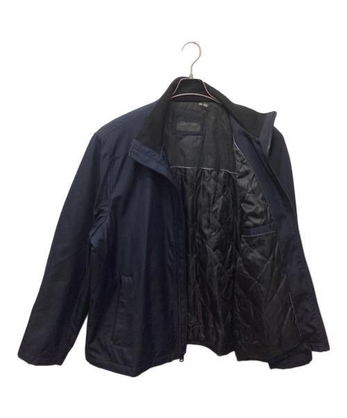 Calvin Klein（カルバンクライン）Calvin Klein (カルバンクライン) ナイロンジャケット ネイビー サイズ:XXLの古着・服飾アイテム
