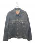 LEVI'S（リーバイス）の古着「ブラックデニムトラッカージャケット」｜ブラック