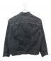 LEVI'S (リーバイス) ブラックデニムトラッカージャケット ブラック サイズ:L：25000円