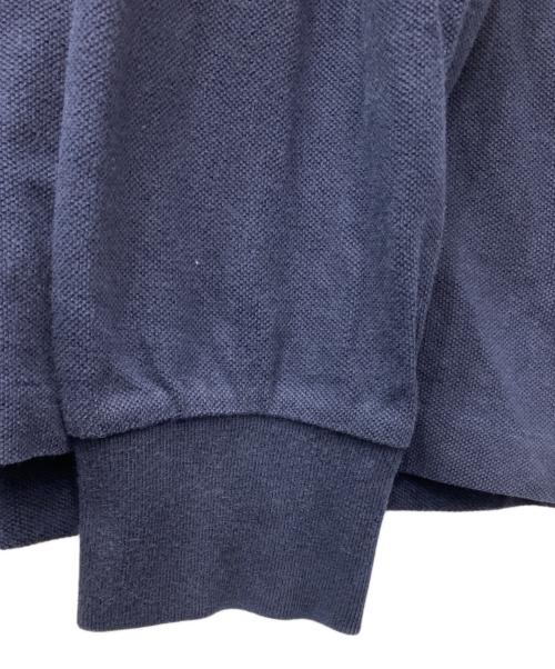 POLO RALPH LAUREN（ポロ・ラルフローレン）POLO RALPH LAUREN (ポロ・ラルフローレン) フーディーポロシャツ ネイビー サイズ:Lの古着・服飾アイテム