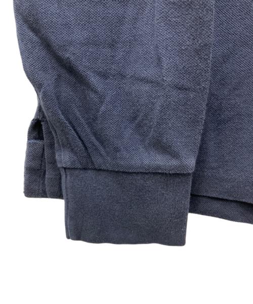 POLO RALPH LAUREN（ポロ・ラルフローレン）POLO RALPH LAUREN (ポロ・ラルフローレン) フーディーポロシャツ ネイビー サイズ:Lの古着・服飾アイテム
