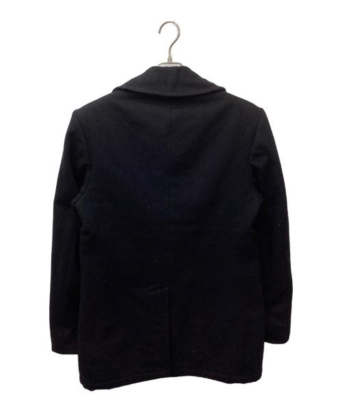 U'S NAVY（ユーエスネイビー）U'S NAVY (ユーエスネイビー) ウールPコート ネイビー サイズ:36Rの古着・服飾アイテム