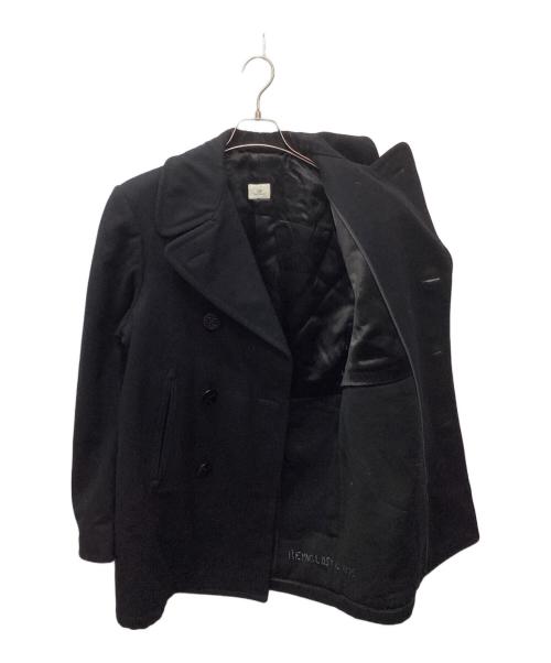 U'S NAVY（ユーエスネイビー）U'S NAVY (ユーエスネイビー) ウールPコート ネイビー サイズ:36Rの古着・服飾アイテム