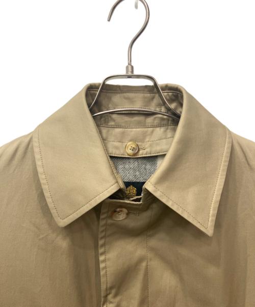 GRENFELL（グレンフェル）GRENFELL (グレンフェル) Begg & Co (ベグアンドコー) ベグライナー付 英国製ステンカラーコート ブラウン サイズ:36の古着・服飾アイテム