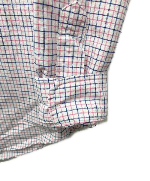 RALPH LAUREN（ラルフローレン）RALPH LAUREN (ラルフローレン) チェックシャツ ホワイト×ピンク サイズ:Sの古着・服飾アイテム