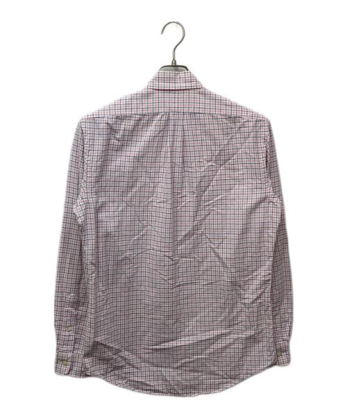 RALPH LAUREN（ラルフローレン）RALPH LAUREN (ラルフローレン) チェックシャツ ホワイト×ピンク サイズ:Sの古着・服飾アイテム