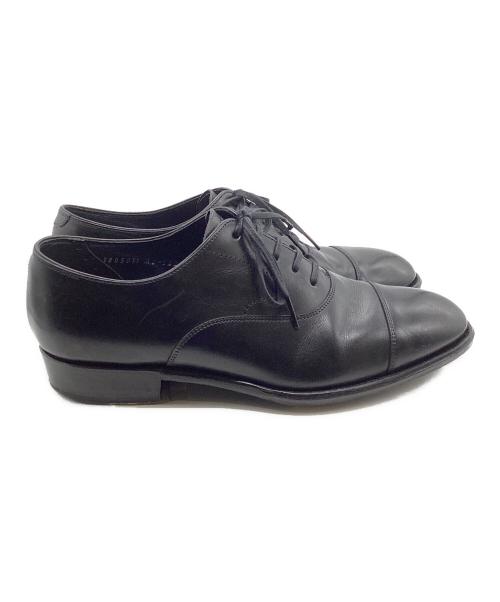 大塚製靴（オオツカセイカ）大塚製靴 (オオツカセイカ) ストレートチップ内羽根シューズ ブラック サイズ:24.5の古着・服飾アイテム