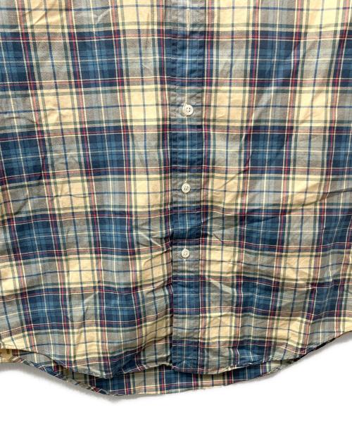 RALPH LAUREN（ラルフローレン）RALPH LAUREN (ラルフローレン) チェックBDシャツ ブルー×ベージュ サイズ:Sの古着・服飾アイテム