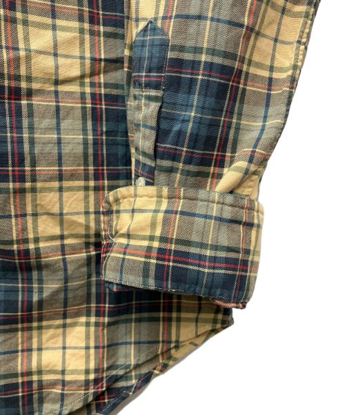 RALPH LAUREN（ラルフローレン）RALPH LAUREN (ラルフローレン) チェックBDシャツ ブルー×ベージュ サイズ:Sの古着・服飾アイテム